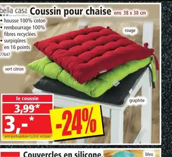 Norma Coussin pour chaise offre