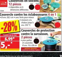 Norma Couvercles en silicone offre