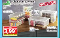 Norma Boîtes transparentes offre