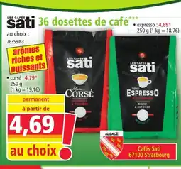 Norma SATI 36 dosettes de café expresso offre