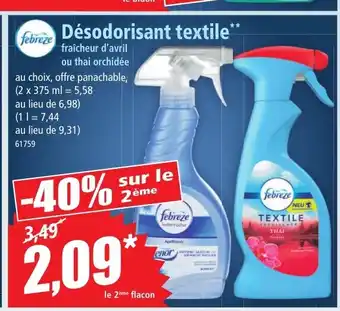 Norma FEBREZE Désodorisant textile offre