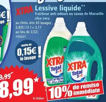 Norma XTRA Lessive liquide offre