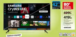 Carrefour Samsung televiseur led 4k offre