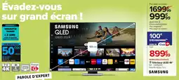 Carrefour Samsung televiseur qled 4k offre