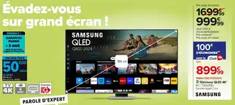 Carrefour Samsung televiseur qled 4k offre