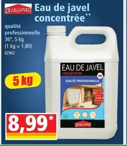 Norma QUALIPRO Eau de javel concentrée offre