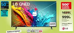 Carrefour Lg televiseur qned 4k offre