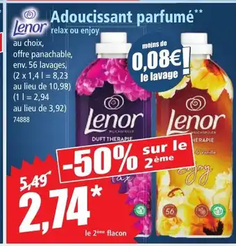 Norma LENOR Adoucissant parfume offre