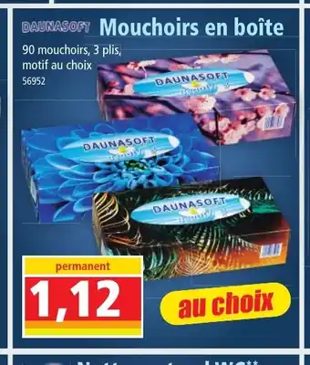 Norma DAUNASOFT Mouchoirs en boîte offre