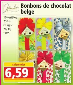 Norma Bonbons de chocolat belge offre