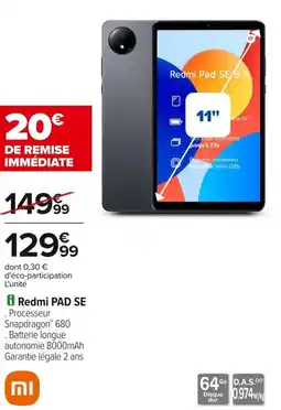 Carrefour Redmi pad se offre