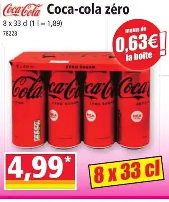 Norma COCA COLA zero offre