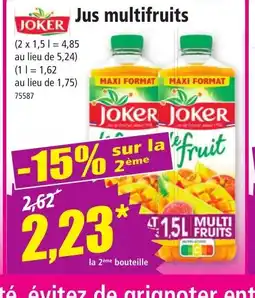 Norma JOKER Jus multifruits offre