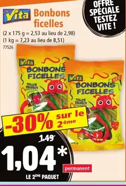 Norma VITA Bonbons ficelles offre