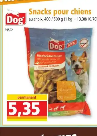 Norma Snacks pour chiens offre