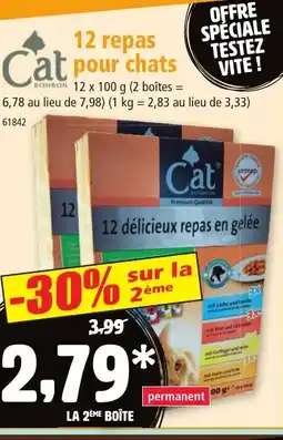 Norma 12 repas pour chats offre