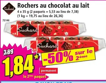 Norma Rochers au chocolat au lait offre