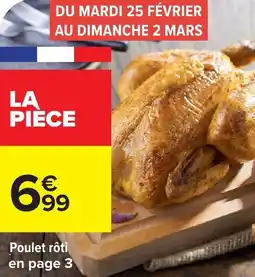 Carrefour Market Poulet rôti offre