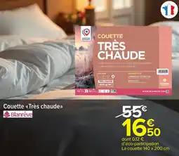 Carrefour Market Couette Très chaude Blanrêve offre