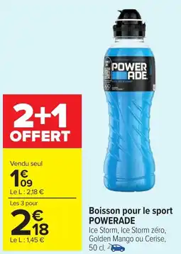 Carrefour Market Boisson pour le sport POWERADE offre