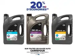 Carrefour Market Sur toutes les huiles auto carrefour offre