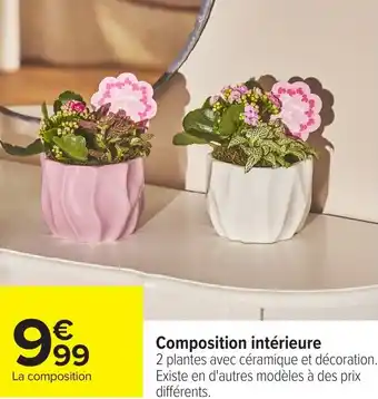 Carrefour Composition intérieure offre