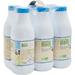 Carrefour Market CARREFOUR BIO Lait U.H.T. Demi-écrémé offre