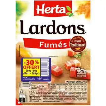 Carrefour Market HERTA Lardons offre