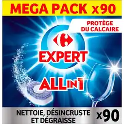 Carrefour CARREFOUR EXPERT Tablettes lave-vaisselle Méga Pack offre