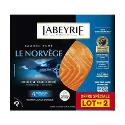 Carrefour Market LABEYRIE Saumon fumé Offre Spéciale offre