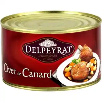 Carrefour Market DELPEYRAT Civet de canard offre