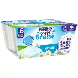 Carrefour Market NESTLE P'tit Brassé Sans Sucres Ajoutés offre