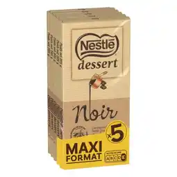 Carrefour NESTLÉ DESSERT Tablettes de chocolat Noir Maxi Format offre