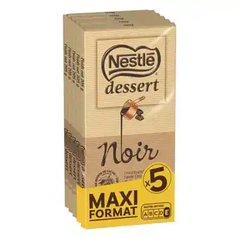 Carrefour NESTLÉ DESSERT Tablettes de chocolat Noir Maxi Format offre