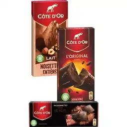 Carrefour CÔTE D'OR SUR TOUTES LES TABLETTES DE CHOCOLAT offre