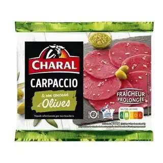 Carrefour Carpaccio aux olives CHARAL offre