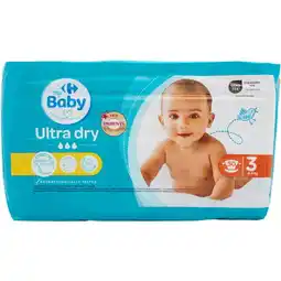 Carrefour CARREFOUR BABY Couches ultra dry offre