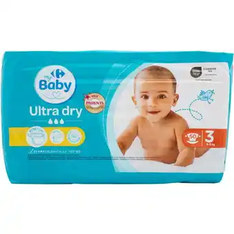 Carrefour CARREFOUR BABY Couches ultra dry offre