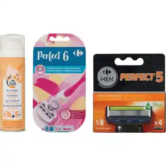 Carrefour CARREFOUR SOFT ET CARREFOUR MEN SUR TOUS LES PRODUITS POUR RASAGE offre