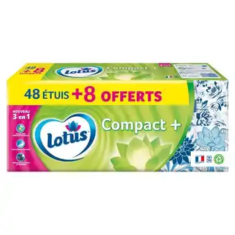 Carrefour LOTUS Mouchoirs 3 EN 1 offre