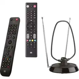 Carrefour ONE FOR ALL SUR TOUTES LES TÉLÉCOMMANDES ET ANTENNES offre