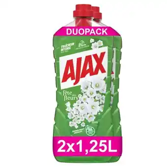 Carrefour AJAX Nettoyant ménager Duo Pack offre