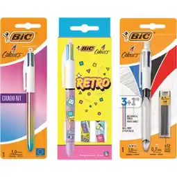 Carrefour BIC SUR TOUS LES STYLOS 4 COULEURS offre