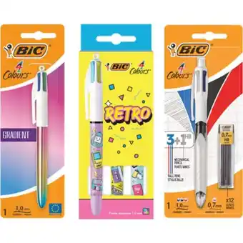 Carrefour BIC SUR TOUS LES STYLOS 4 COULEURS offre