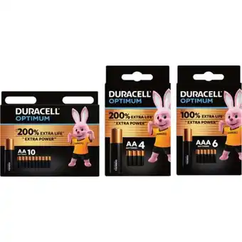 Carrefour DURACELL SUR TOUTES LES PILES OPTIMUM offre