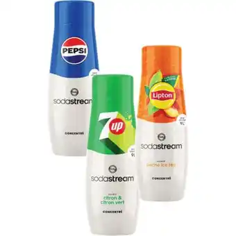 Carrefour SODASTREAM SUR TOUS LES CONCENTRÉS PEPSI, 7UP, ICE TEA offre