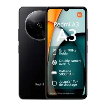 Carrefour XIAOMI Smartphone REDMI A3 64GB offre