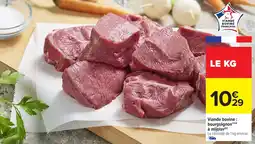 Carrefour Viande bovine : bourguignon à mijoter offre