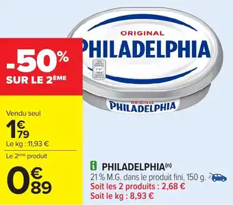 Carrefour PHILADELPHIA offre