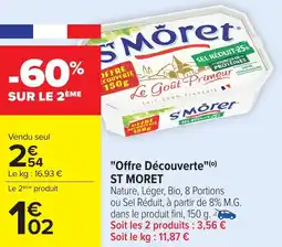 Carrefour Offre Découverte ST MORET offre